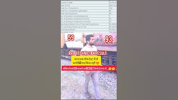 RRB TECHNICIAN NORMALISATION ll A government Job aspirants ll #Grief of Aspirants #shorts