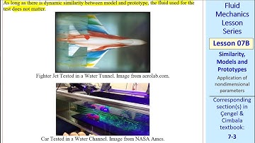 Fluid Mechanics Lesson 07B: Similarity, Models and Prototypes