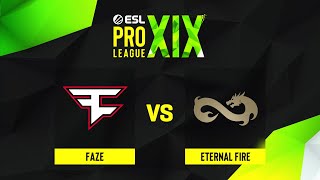 FaZe проти Eternal Fire | Мапа 1 Anubis | ESL Pro League Season 19