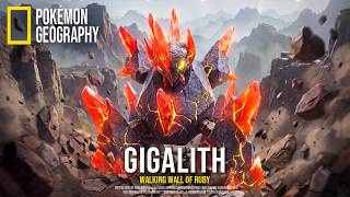 NatGeo: Core of Compressed Solar Fire | Gigalith - Walking Wall of Ruby (Real-Life Pokémon)