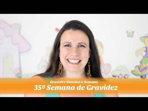 Vídeo: Como é Um Bebê Com 35 Semanas De Gestação