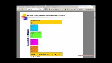 Corso Pascal (Turbo/FPC) 12 Procedure e funzioni