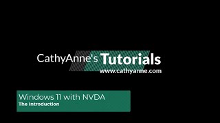 Windows 11 with NVDA - The Introduction