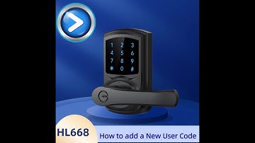 How to add a new user code?(HL668)