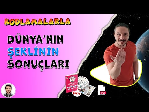 TYT coğrafya 🌎 DÜNYA'NIN ŞEKLİ VE HAREKETLERİ konu anlatımı 📂 PDF