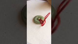 Button embroidery design | #diyembroidery #buttonembroidery #diy #embroiderydesign