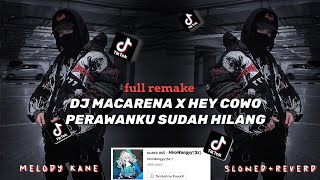 DJ MACARENA X HEY COWO PERAWANKU SUDAH HILANG || Elthon Rihy || VIRAL TIKTOK SLOWED REVERB 🎶🌴