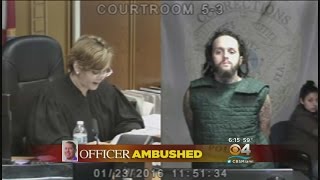 Accused Cop Shooter Flips Out On Judge During Bond Hearing