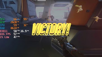 Overwatch / OW - i3 10100F + GTX 1650 GDDR6 - 1440p Max & Low Settings - FPS Benchmark Test
