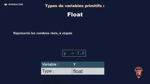 Apprendre Python : 2. Types de variables (Dhaki vidéo)