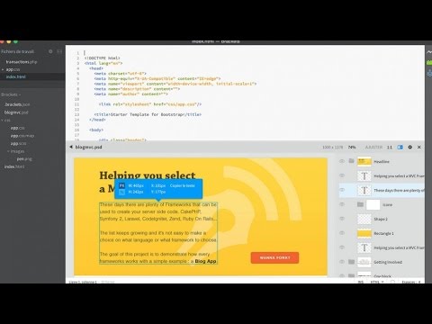 Vidéo: A quoi sert le logiciel brackets ?