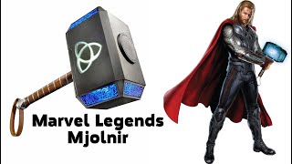СМОТР#1 Молот Тора - Мьёльнир (Marvel Legends Thor Mjolnir Hammer Electronic Prop Replica)