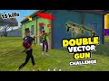 Double Vector Gun Challenge in Heroic || Free Fire || Desi Gamers