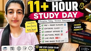 How I Managed an 11+ Hour Productive Study Day 💯