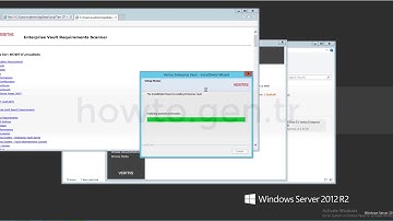How To Install The Veritas Enterprise Vault Server 12.X