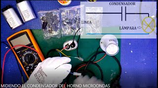 Cómo medir el condensador del horno microondas con una lámpara o el multímetro digital