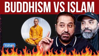 Muslims Telling Buddhist About the Flaws of His Belief