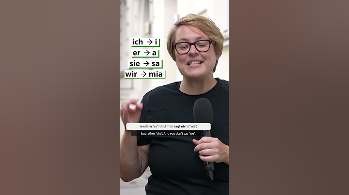 Wie sagt man "ich" im bairischen Dialekt? #bairisch #bayern #germandialect #dialekt #shorts