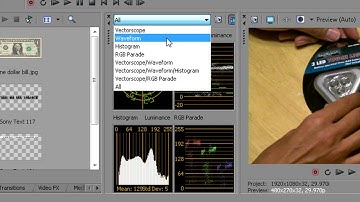 Sony Vegas: Screen Layout