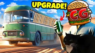 UPGRADING My Armored Bus to Protect My Cats in The Long Drive Mods!