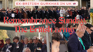 Remembrance Sunday - het Britse leger 9/11/025, Basingstoke, VK 🇬🇧