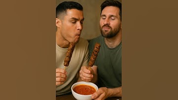 Squid Game Ronaldo And Messi Kabab Eating Ai Asmr #squidgame #squidgame2 #ai #asmr #ronaldo #messi