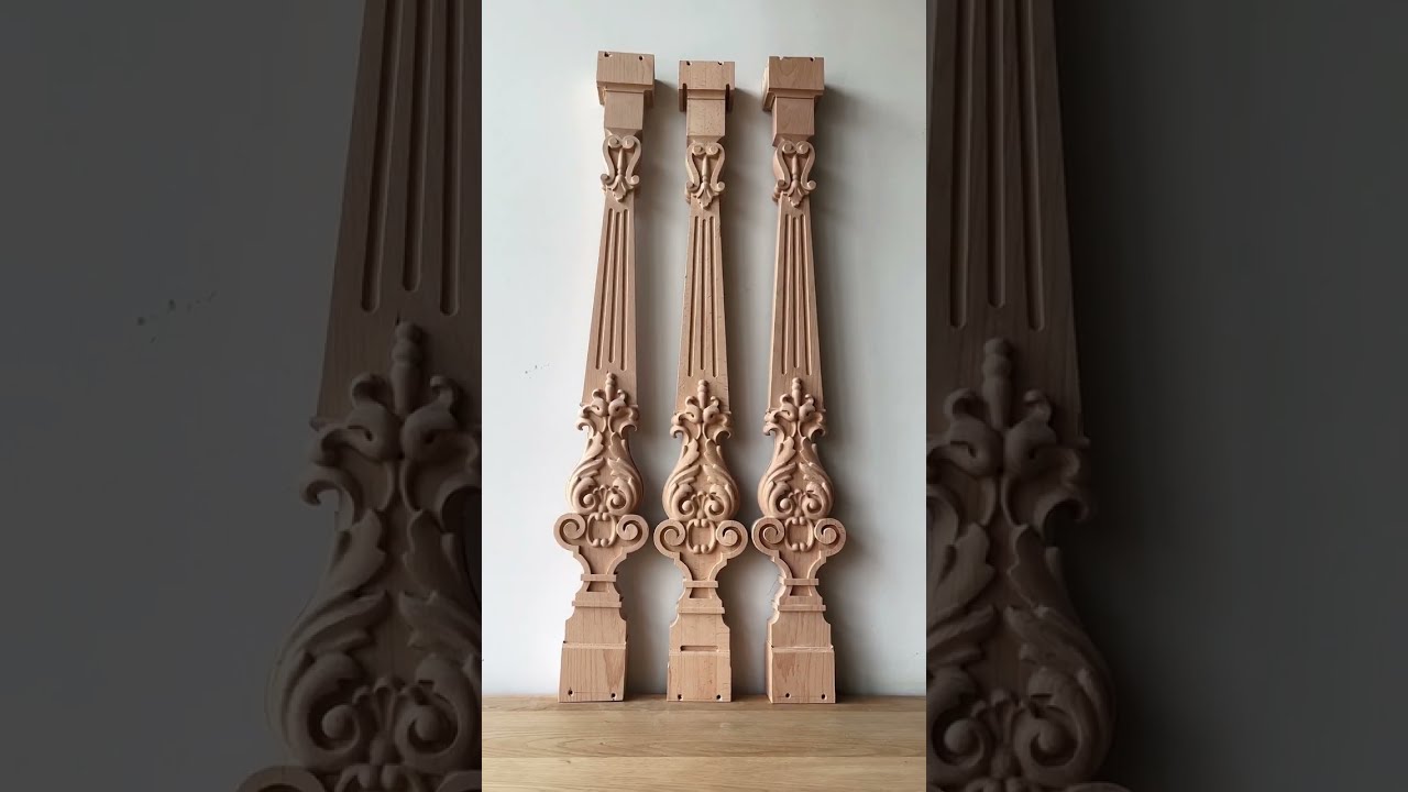Балясины из классической коллекции. #изделияиздерева #лестница #резные_изделия