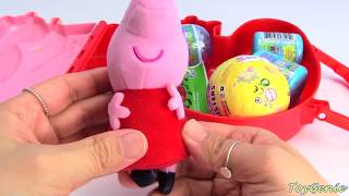 peppa pig carry along friends and surprises