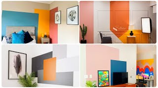 Color Blocking Paint Ideas to Add Style & Shape to Your Walls | Wall Color Combination | Wall Decor