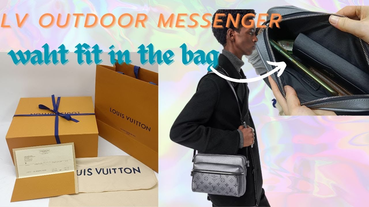 LV Outdoor Messenger M30830  WHAT FIT IN THE BAG 