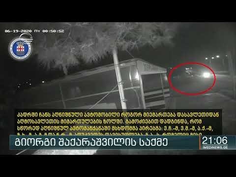 ახალი მასალა გიორგი შაქარაშვილის საქმეში