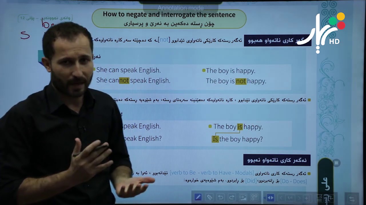 Poli 12      Sunrise 12    پێشەكیەكی زۆر زۆر گرنگ بۆ سەرجەم بابەتە ڕێزمانیەكانی ١٢ بەشی یەكەم