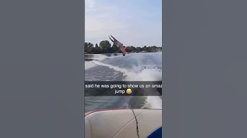 Worst Wakeboard Fall #funny #crash #funnyvideo #boating #meme #fail #lake #shorts #wakeboard