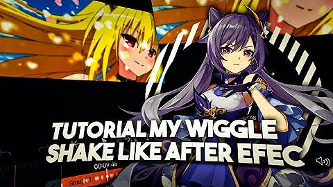 Tutorial Smooth my Wiggle shake | alight motion