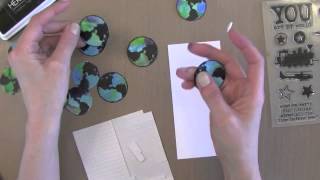 Marbleized Distress Paints