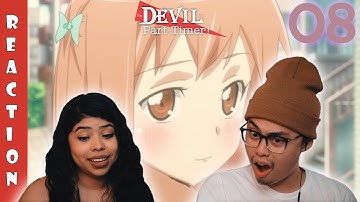 CHI-CHAN TELLS MAOU SHE LOVES HIM! THE DEVIL IS A PART TIMER!  Episode 8 Reaction and Review!