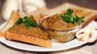 видео: Самый вкусный грибной паштет. Оригинальные закуски. Грибные бутерброды. картинка: Самый вкусный грибной паштет. Оригинальные закуски. Грибные бутерброды.