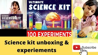 Amazing Science kit unboxing and experiments|बच्चों के लिए विज्ञान के आसान प्रयोग| #science