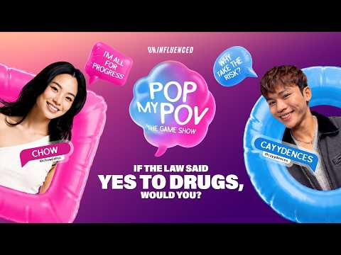 If drugs were legal, would you still say no? 👀 | POP MY POV Gameshow | Ep 1