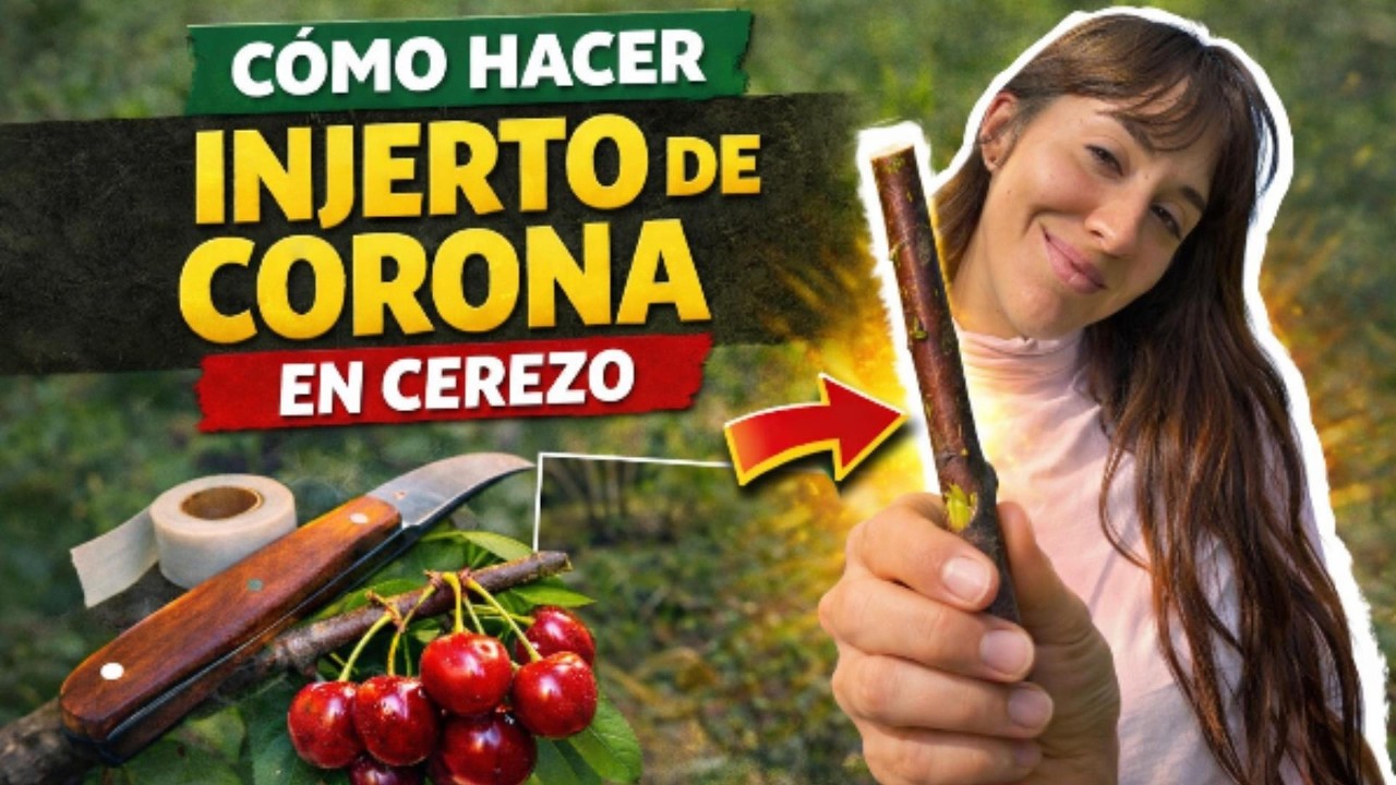 INJERTO DE CORONA PASO A PASO PARA PRINCIPIANTES 🌱