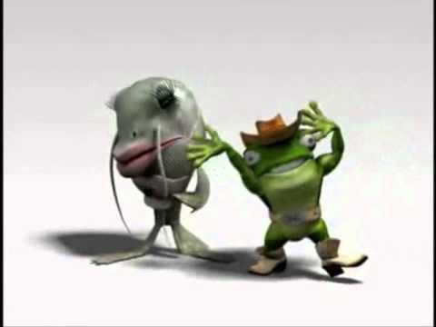 won cashing fish and frog