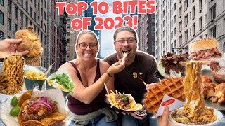 Top 10 Eats WORLDWIDE! The BEST FOOD We Ate in 2023!