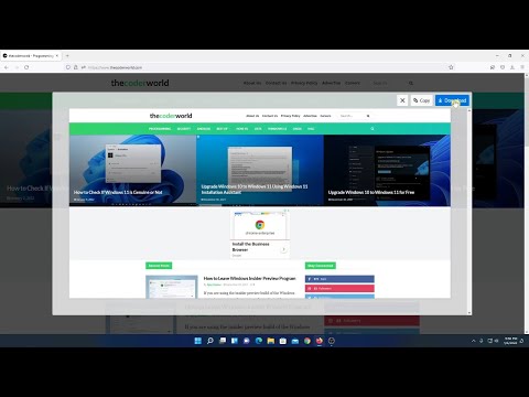 How to Take Screenshot in Firefox Browser on Windows 11