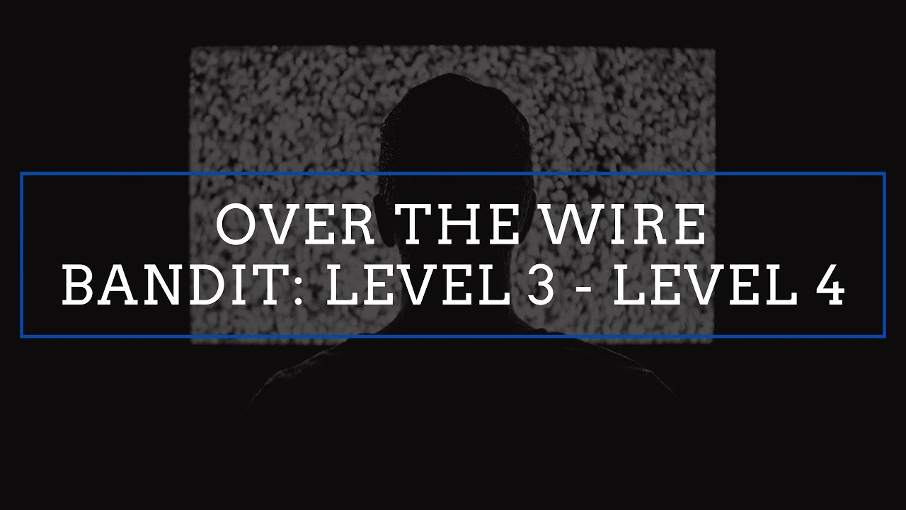 OverTheWire: Bandit Level 3 To 4