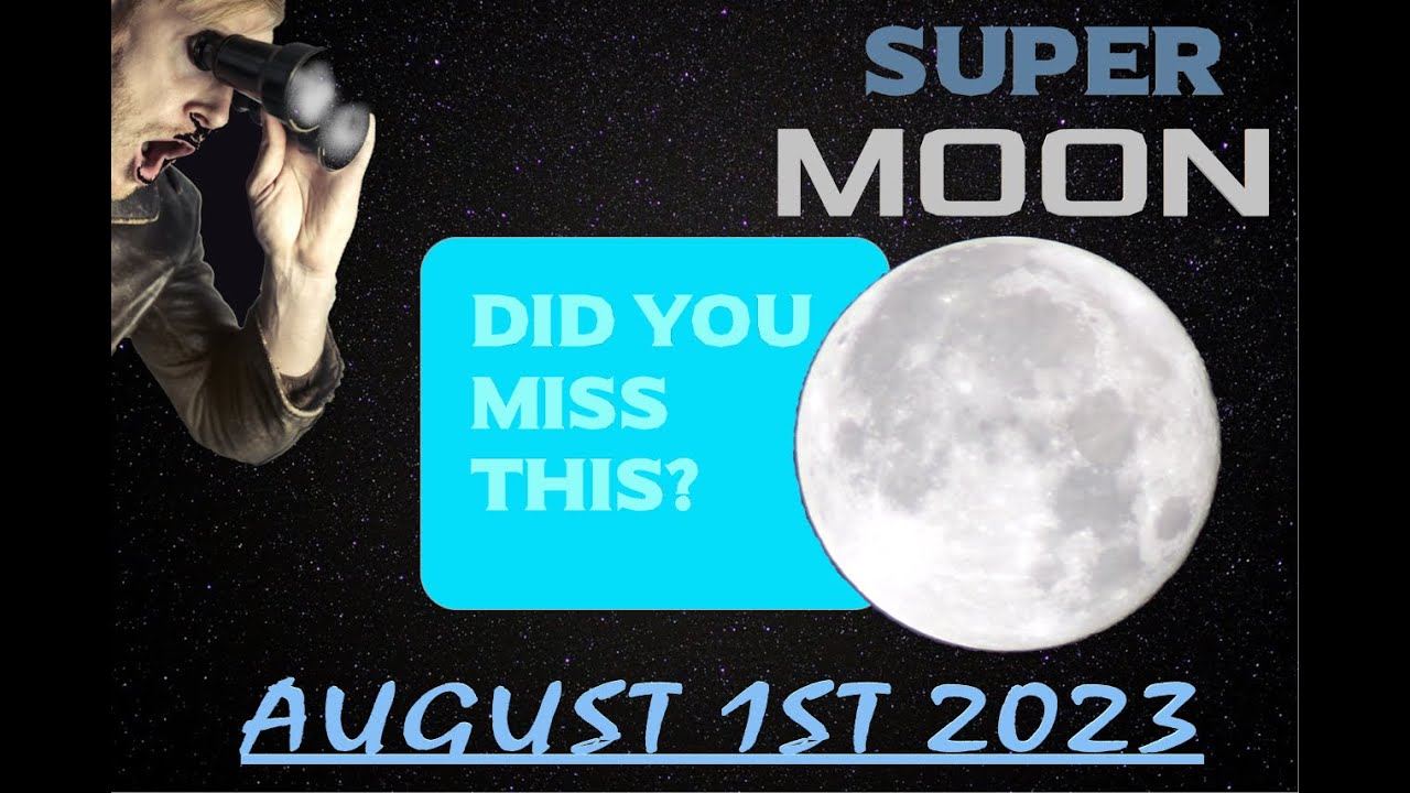 REAL FOOTAGE Of The SUPERMOON 2023 ---- Did You Miss The SuperMoon2023 ...