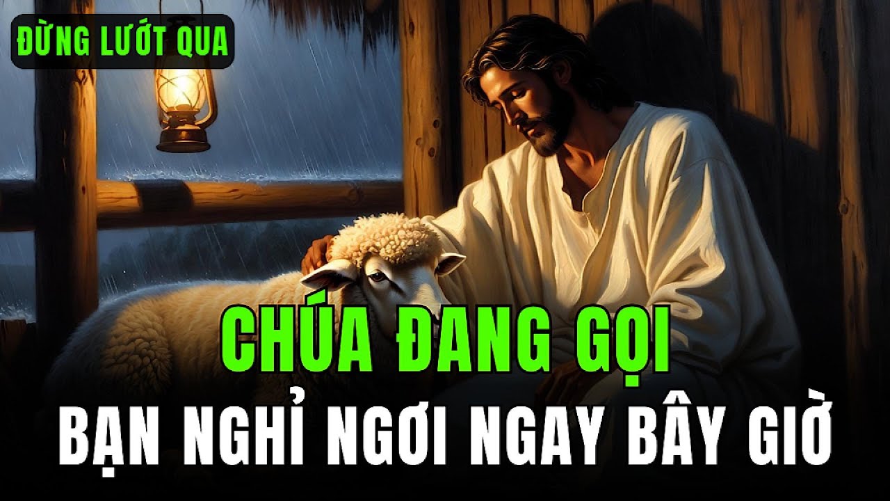 🔴 BẠN ĐÃ CỐ GẮNG ĐỦ RỒI… CHÚA GIÊSU ĐANG GỌI BẠN NGHỈ NGƠI NGAY LÚC NÀY | KINH THÁNH TRƯỚC KHI NGỦ