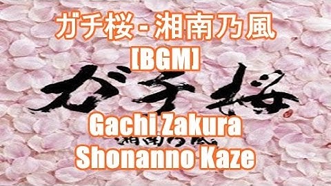 ガチ桜 - 湘南乃風[BGM]Gachi Zakura - Shonanno Kaze(映画『交渉人 THE MOVIE タイムリミット高度10,000mの頭脳戦』主題歌)