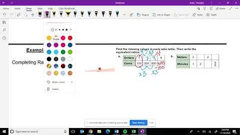 Completing Ratio Tables with Fractions