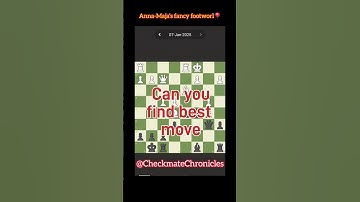 Chess dot com daily puzzle|January 7, 2025|Checkmate Chronicles|#chess #chesspuzzle #chesstraps