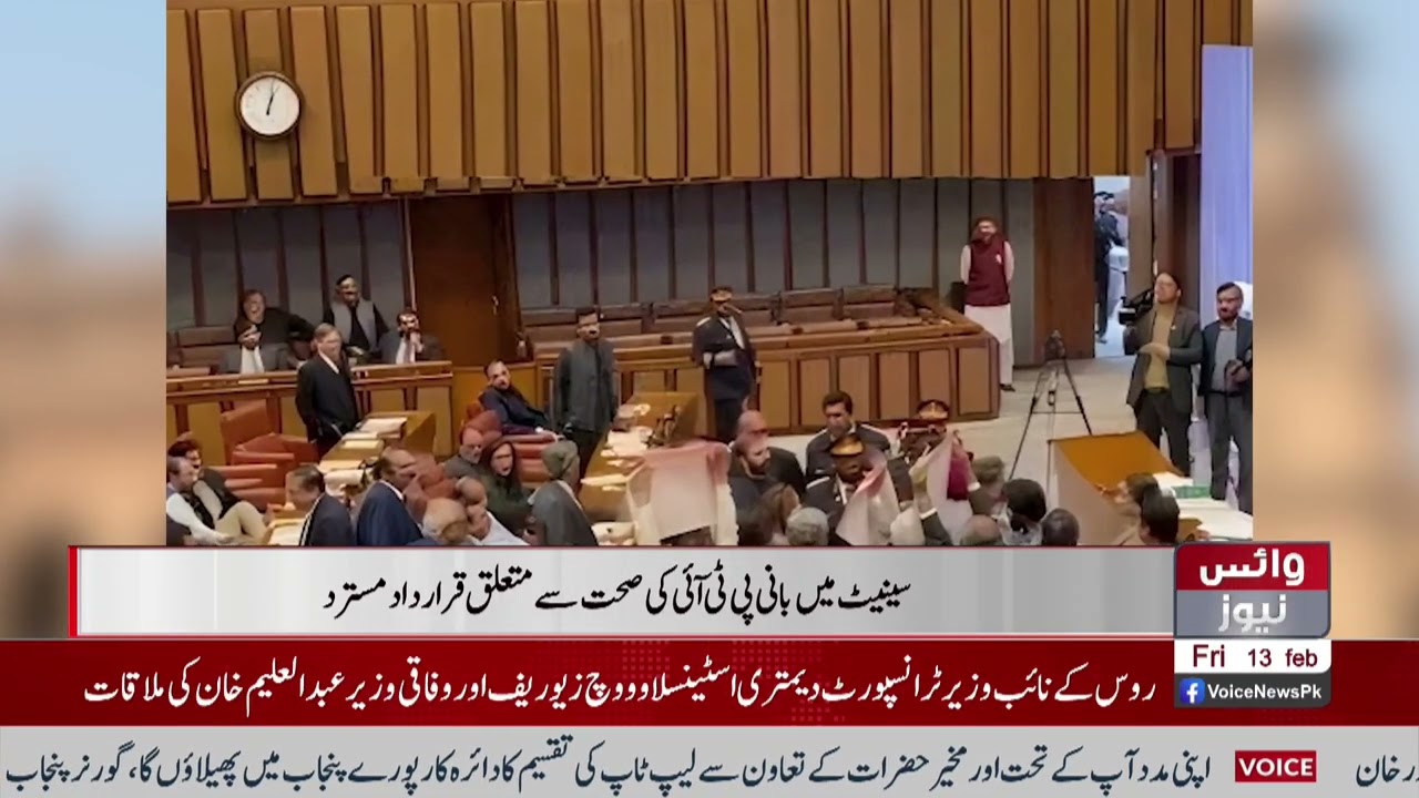 Senate rejects resolution on PTI founder's health | Voice News